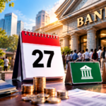 Banks on 27 September