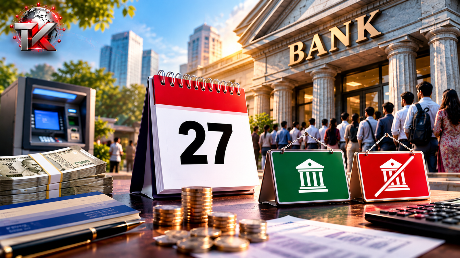 Banks on 27 September