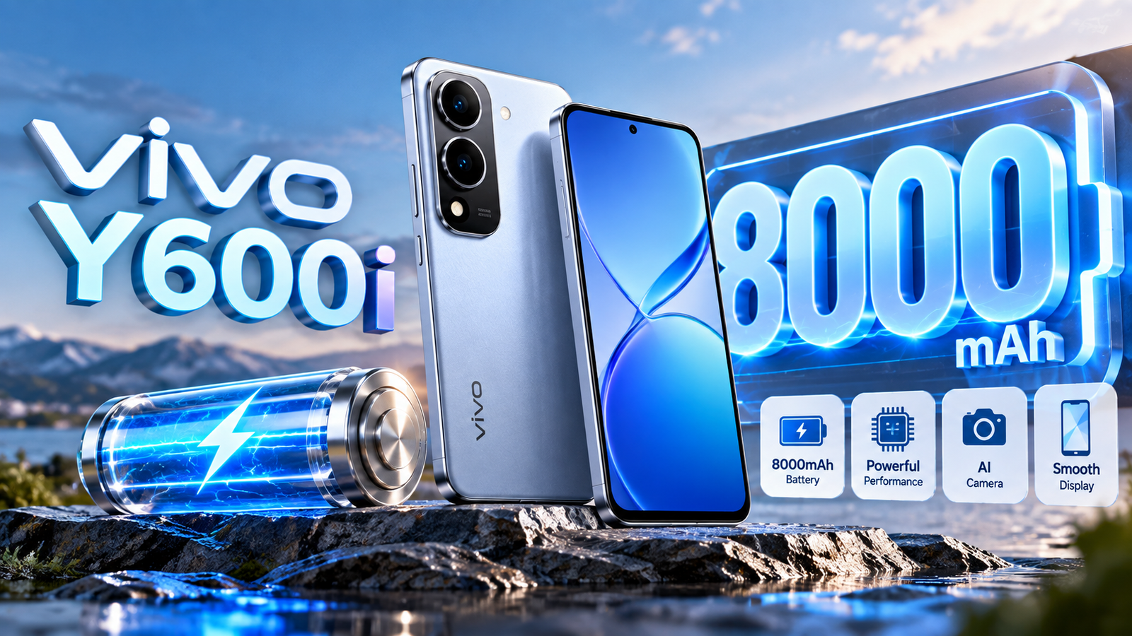 Vivo Y600i 8000mAh battery