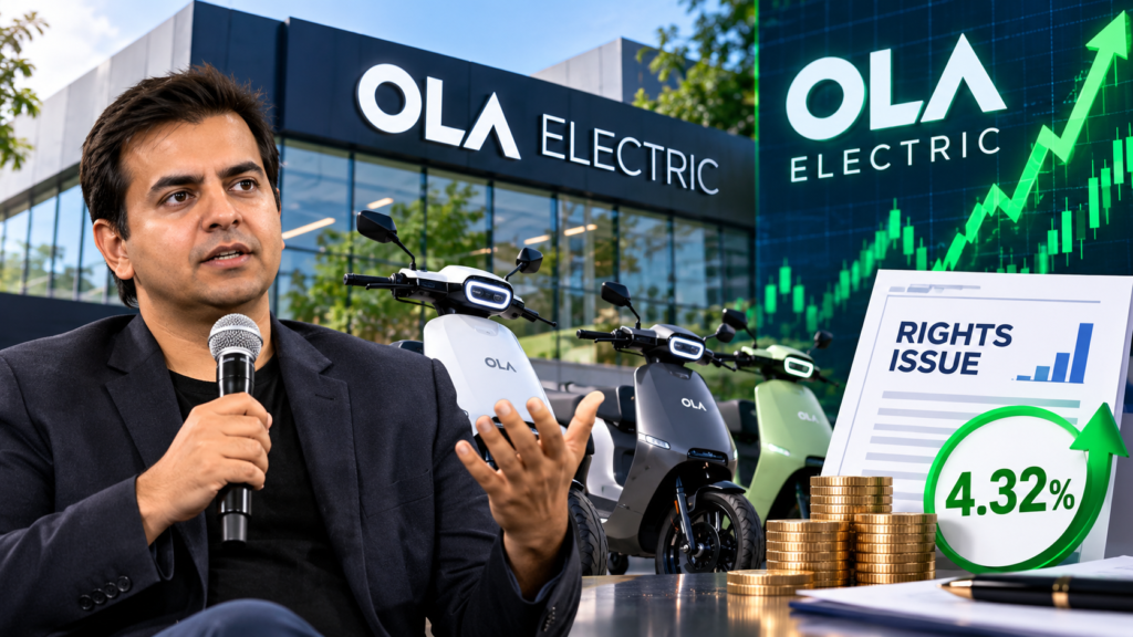 Bhavish Aggarwal Ola Electric stake pledge