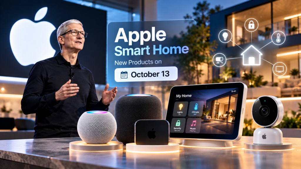 Apple smart home products October 13