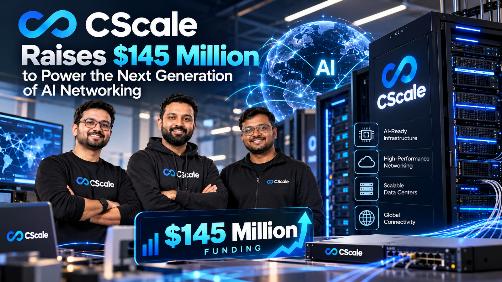 CScale raises $145 million