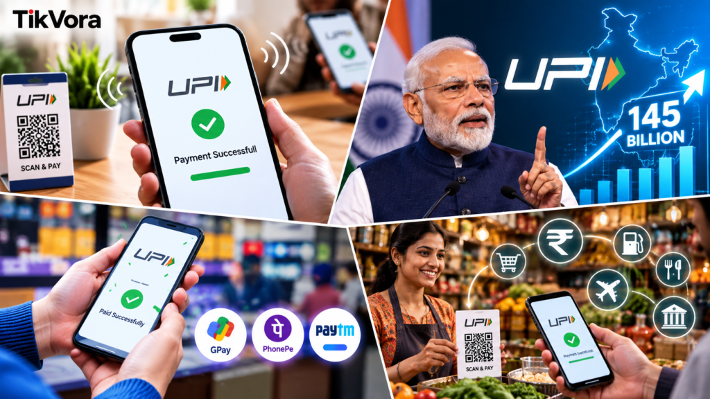 UPI transactions 145 billion H1 FY27